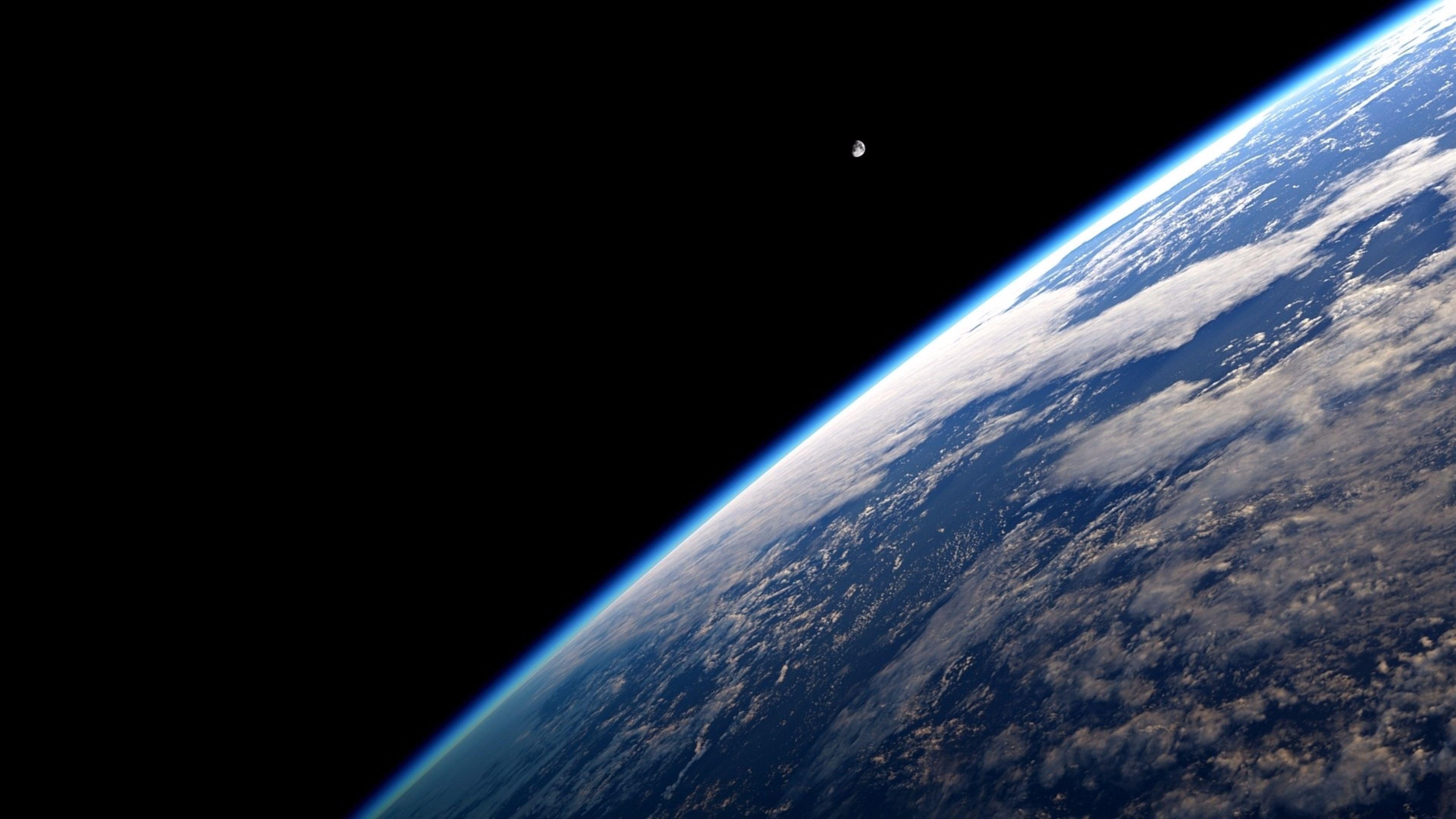 Earth from space background